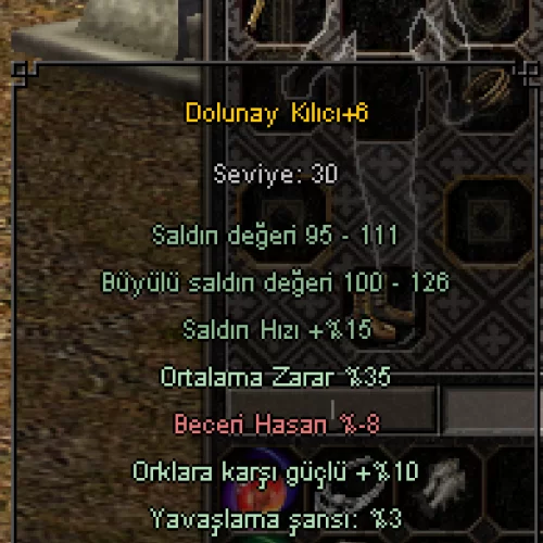  +6 DOLUNAY : 35 ORT - 10 ORK